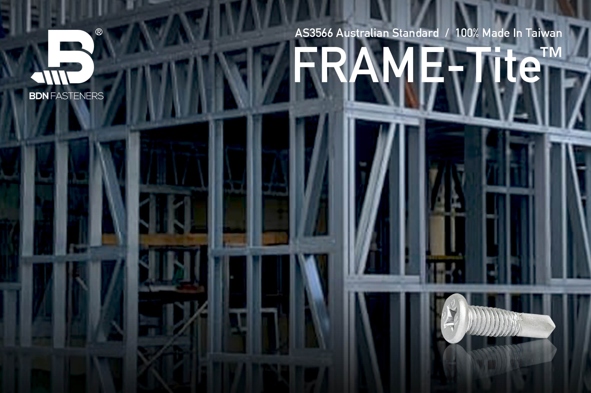 Frame Fixing Screws (Flat Topped) | FRAME-Tite™