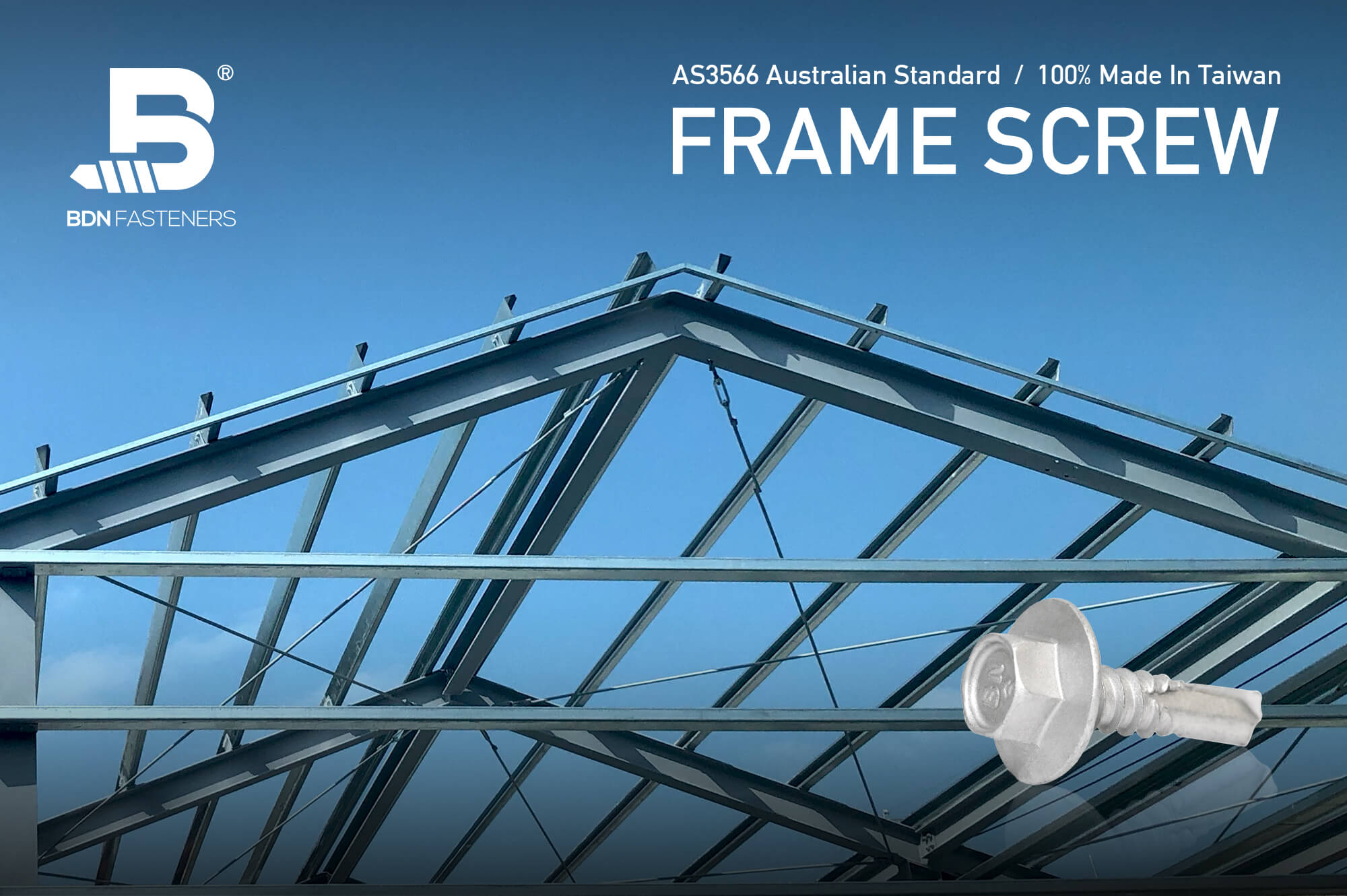 Frame Screws - Truss to plate connection fasteners
