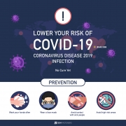 Lower your risk of COVID-19 coronavirus disease 2019 infection