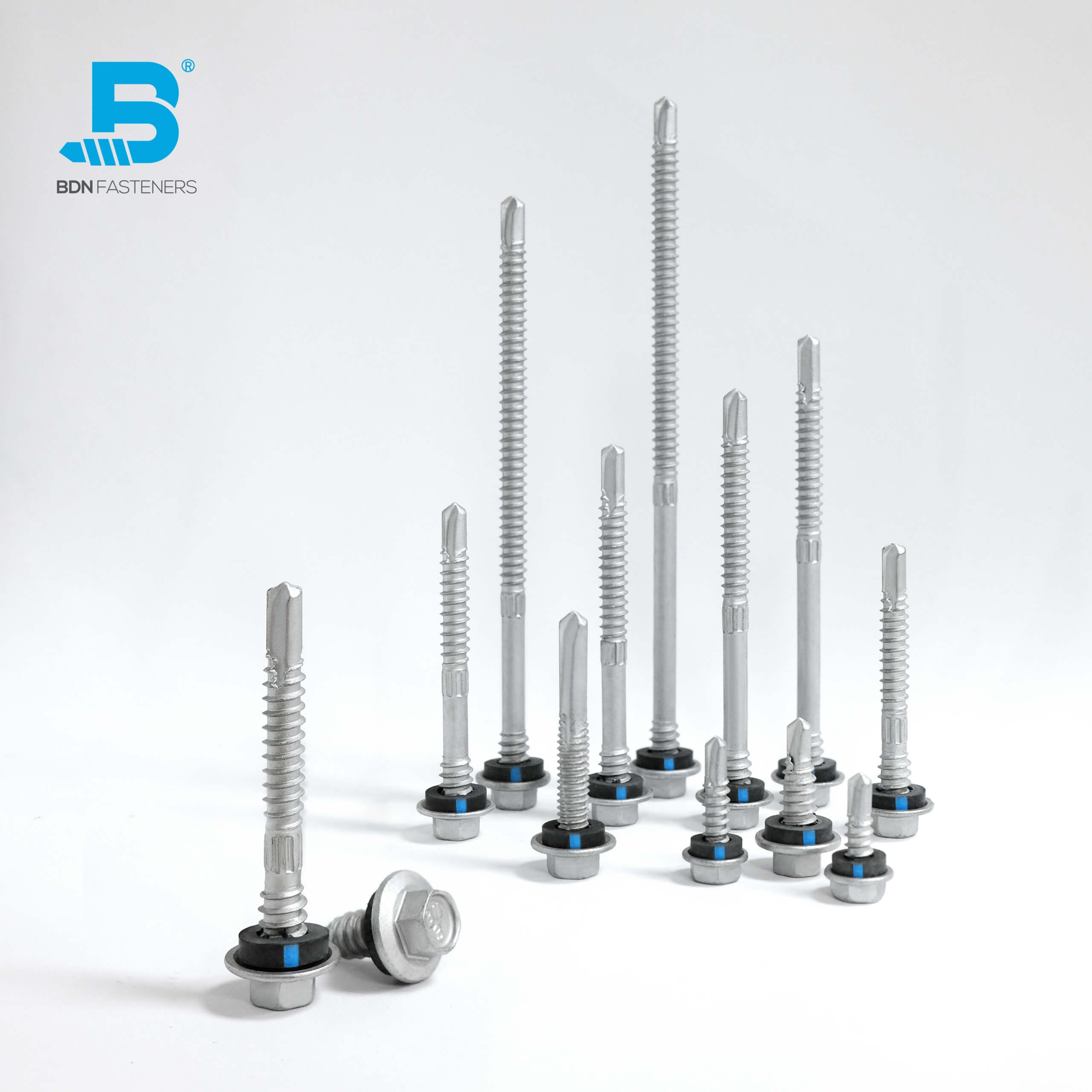 SELF DRILLING TAPPING TEK SCREW SEALING WASHER ZINC METAL ROOFING CLADDING BOLTS 
