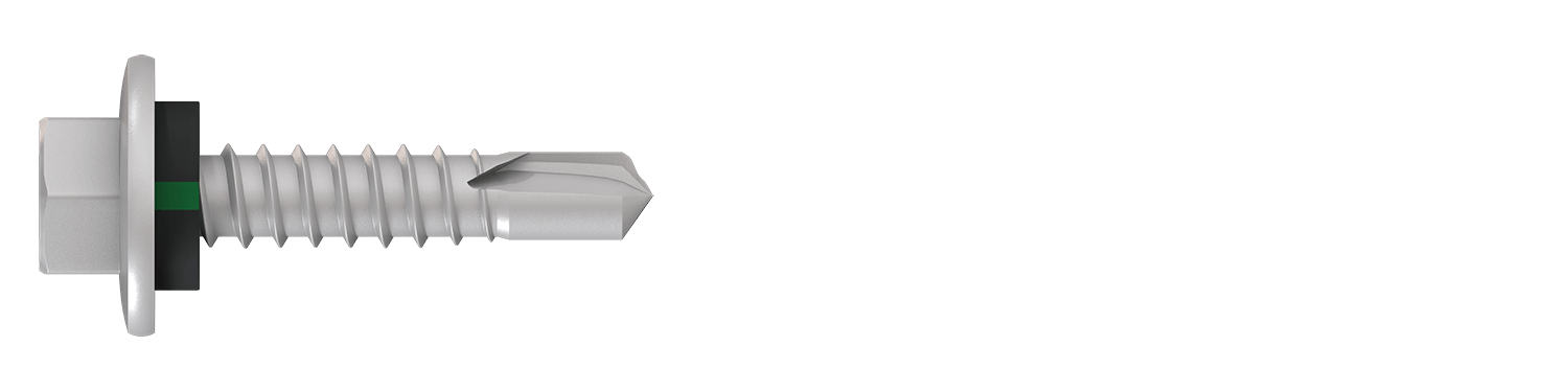 BDN 12g Hex Washer Flange Head Self-Drilling Screws