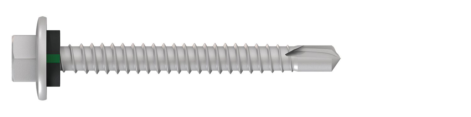 BDN 12g Hex Washer Flange Head Full Thread Self-Drilling Screws
