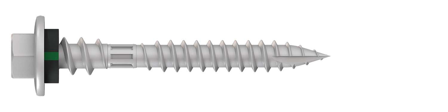 BDN 12g Hex Washer Flange Head Type 17 Timber Screws Double Thread Self-Tapping Screws