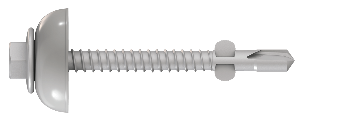 BDN Polycarbonate Roofing Expansion Wings Self-Drilling Screws