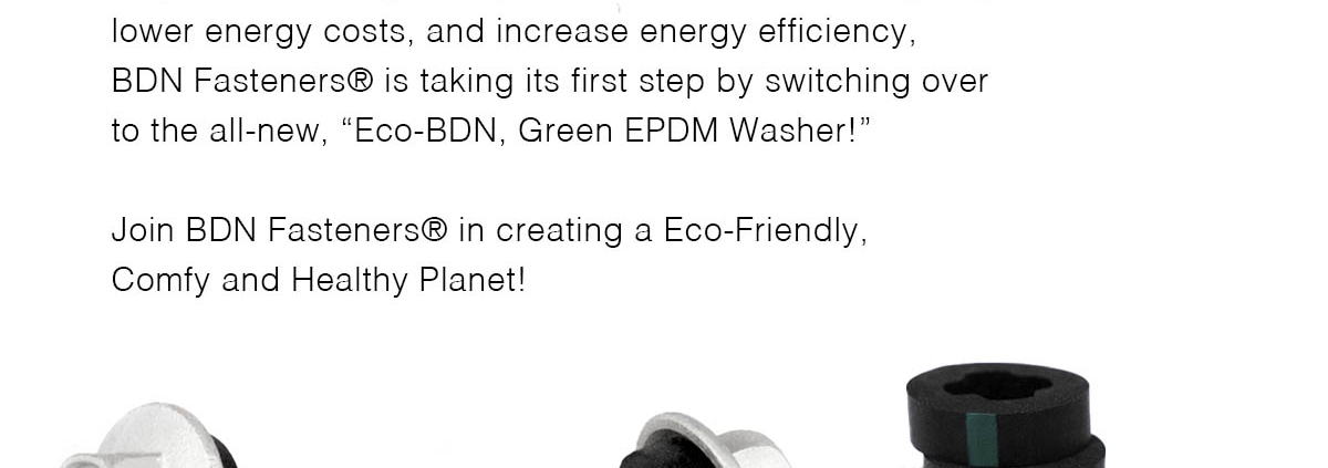 BDN Eco-Green EPDM Washer (BDN Fasteners)