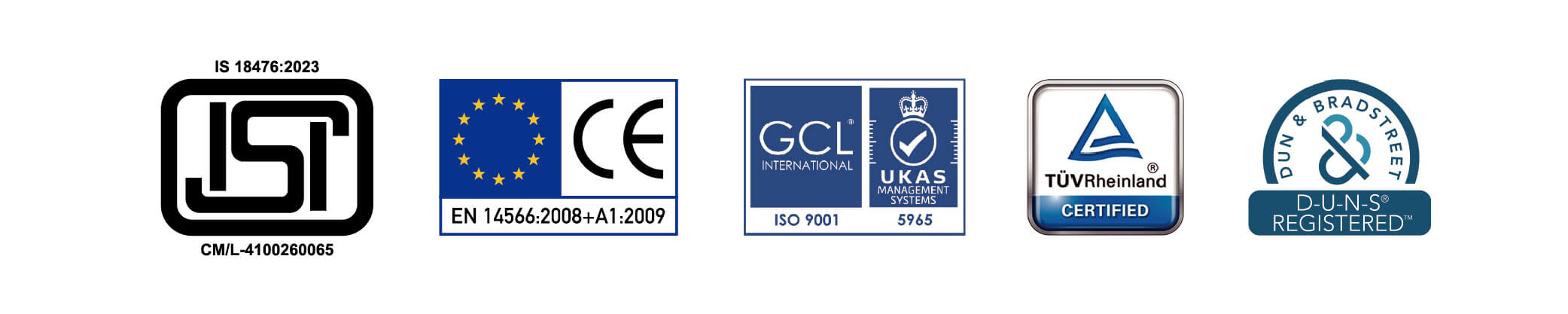 BDN FASTENERS Quality Certification