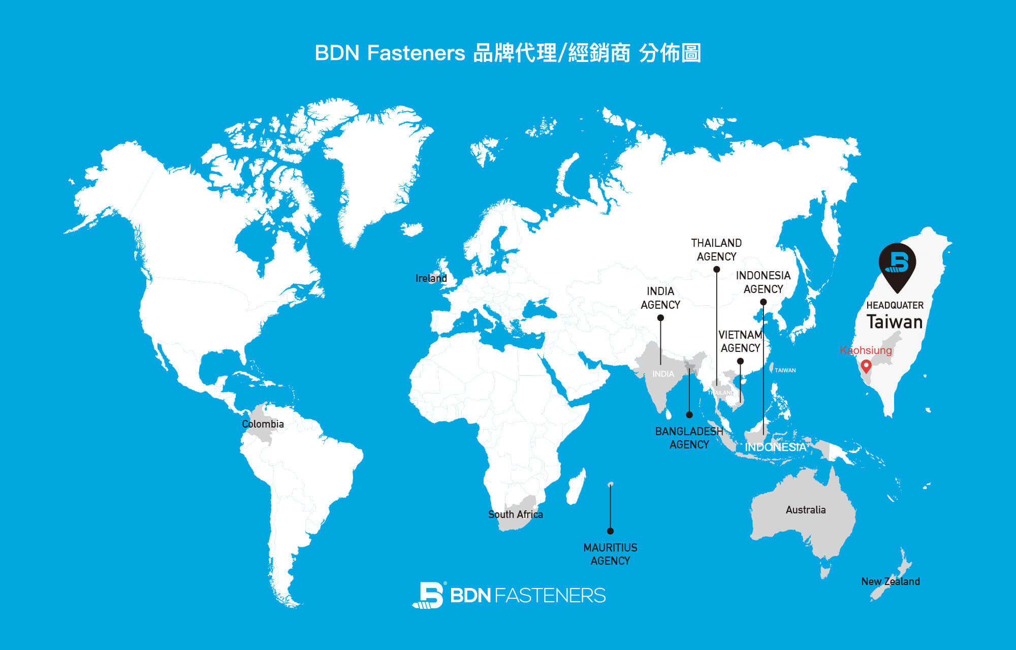 自攻螺絲 BDN Fasteners 台灣品牌