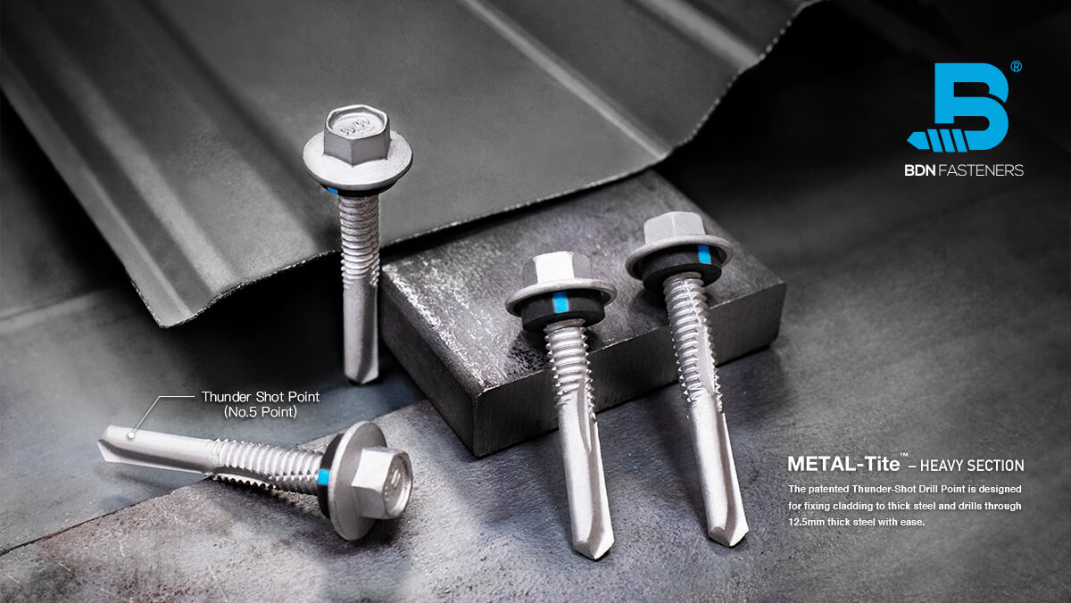 METAL-Tite™ HEAVY Duty Series (No.5 Point)  Drills through 12mm steel like butter!