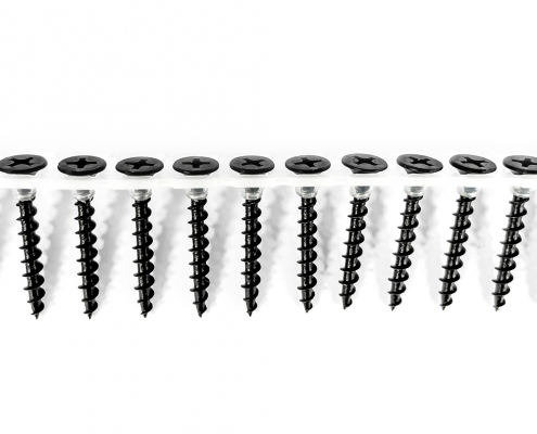 BDN collated screws - Bugle Head, Coarse Thread for fixing Drywall to Thin Steel, #6 x 1-1/4″ (M3.5 x 32mm)
