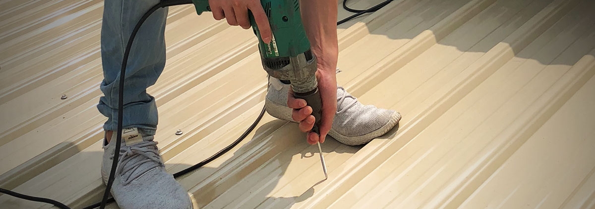 Replacing roof nails with screws