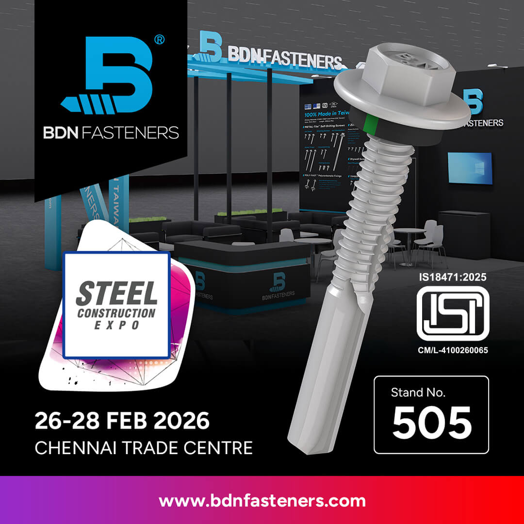 Steel Construction Expo 2026 - BDN Fasteners