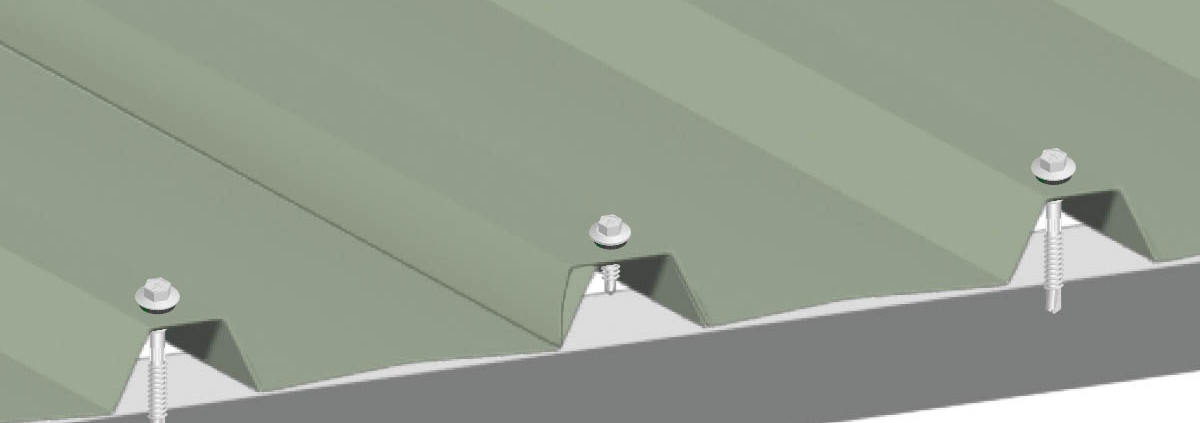 Where to Place Screws on Metal Roofing-2